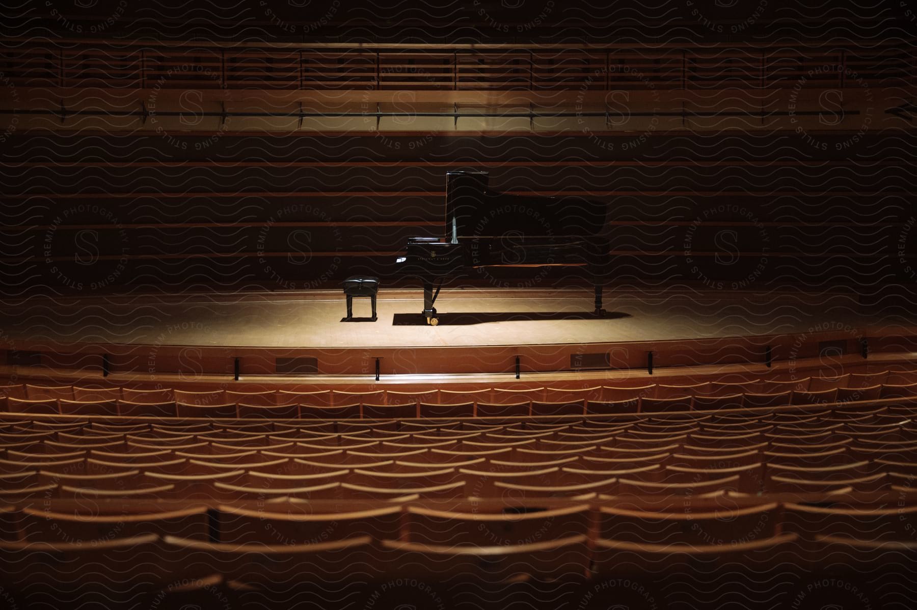 An image of a keyboard concert hall