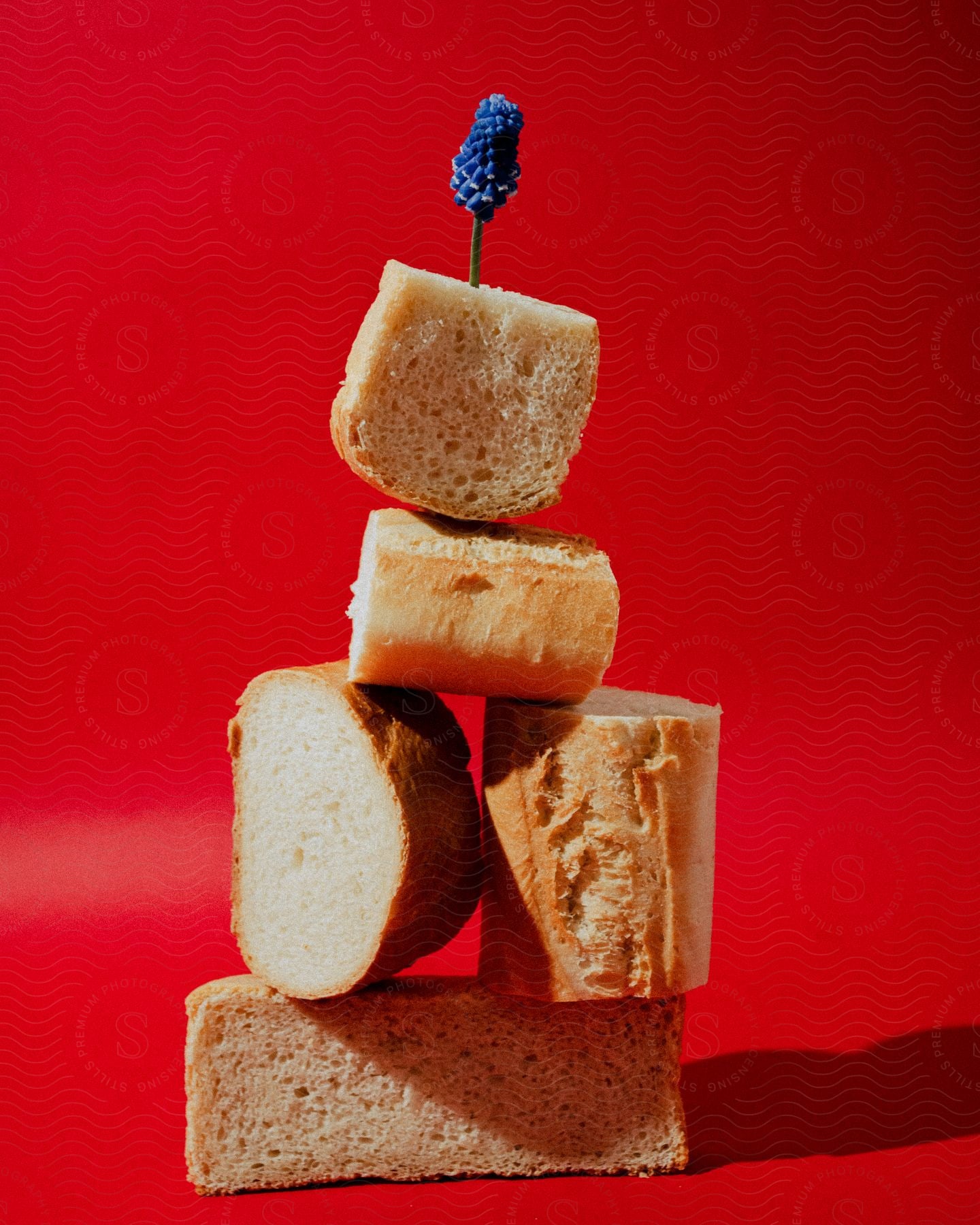 An image of a bread decorated