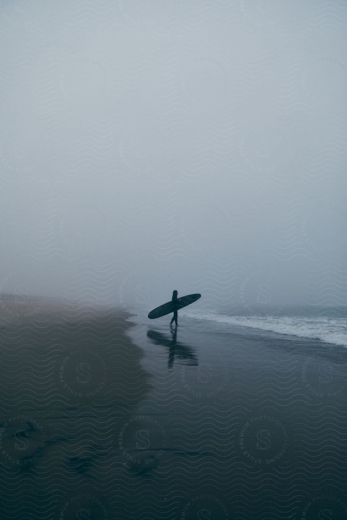 A person surfing on the ocean waves