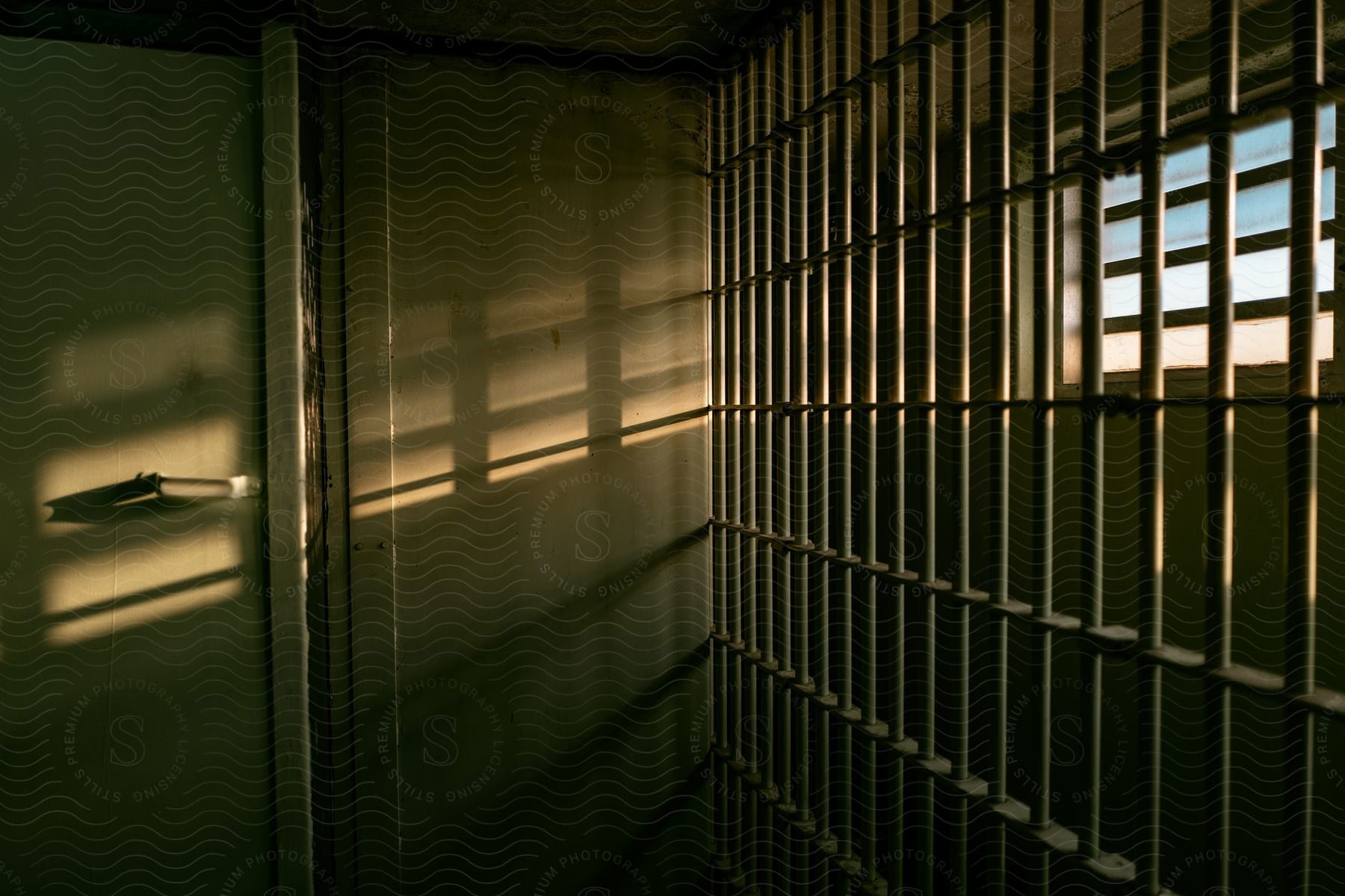 The Sun Shines Through A Prison Cell