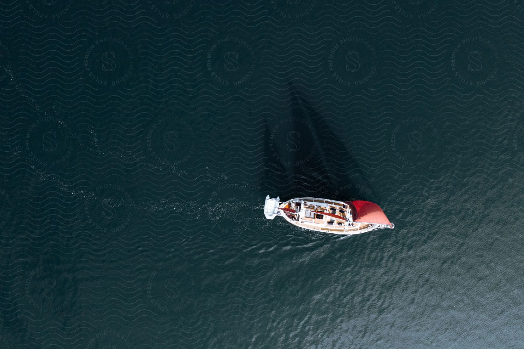 A boat sailing on the water