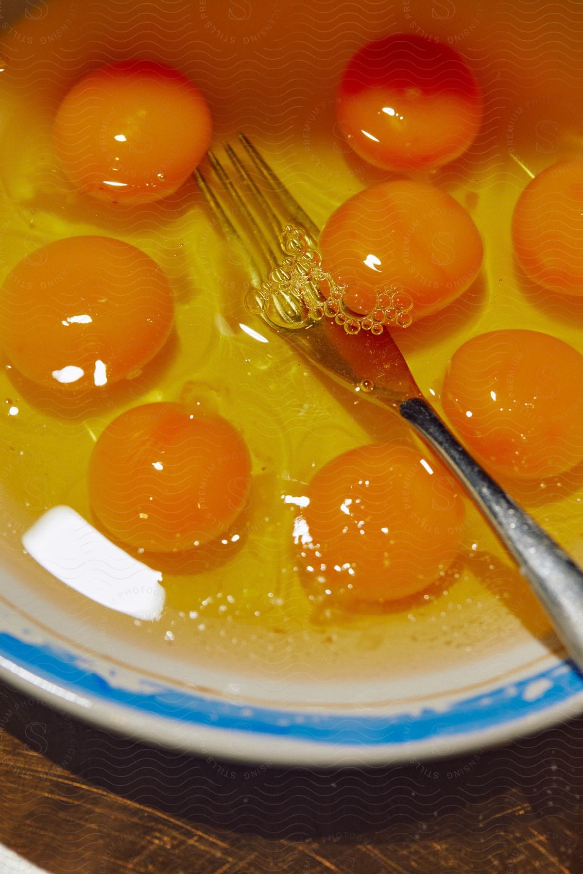 A table with an egg and tableware