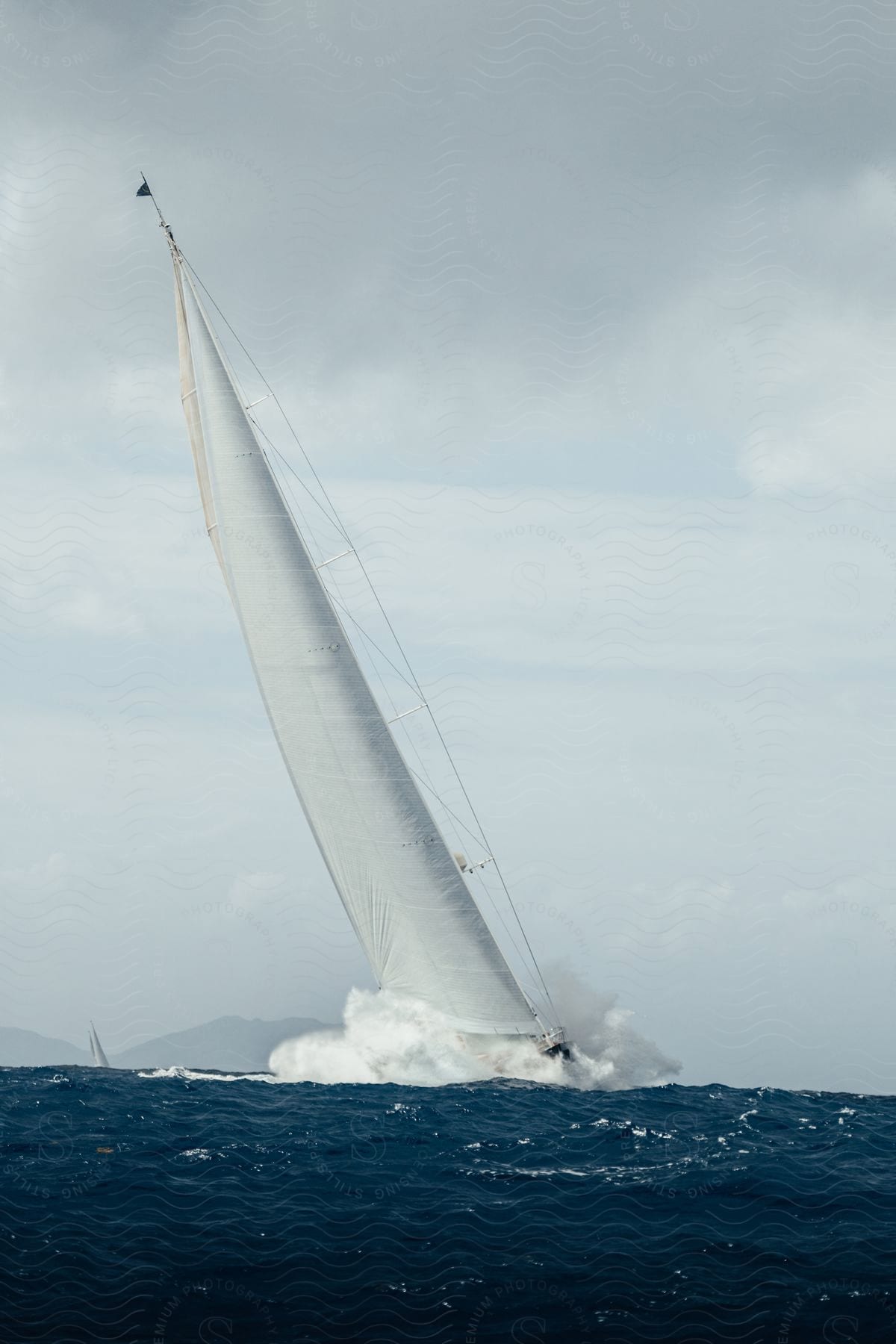 A sailboat on the water