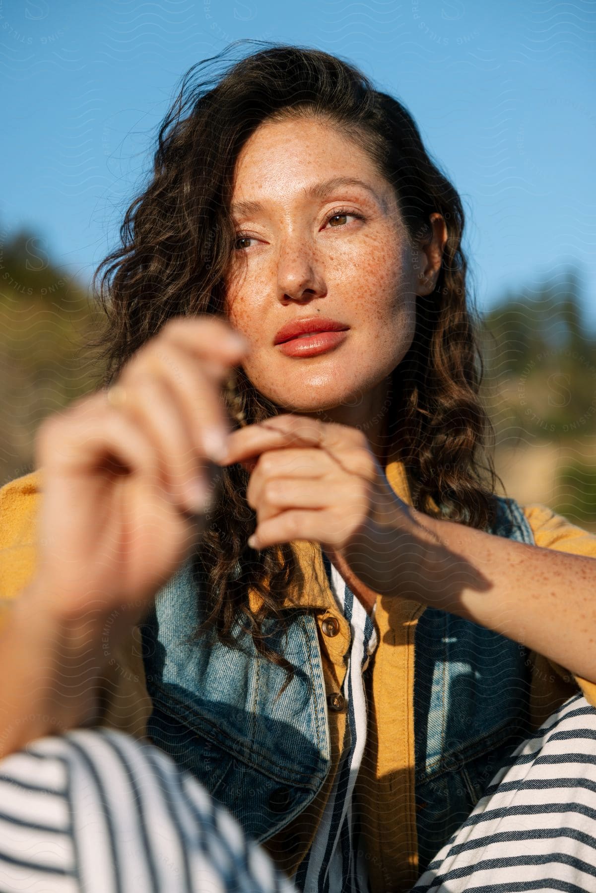 Stock photo of a person enjoying themselves outdoors in los angeles