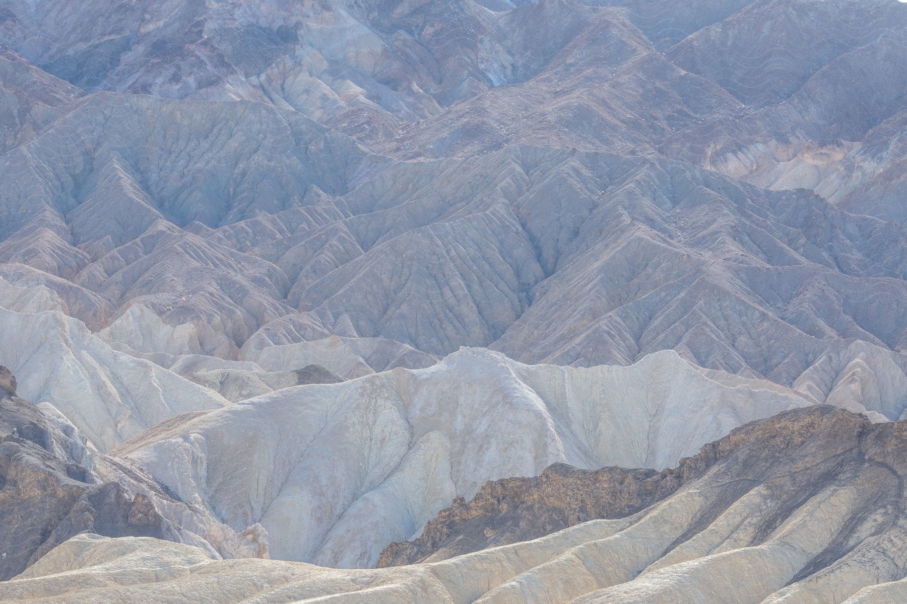 Mountain range in aerial perspective