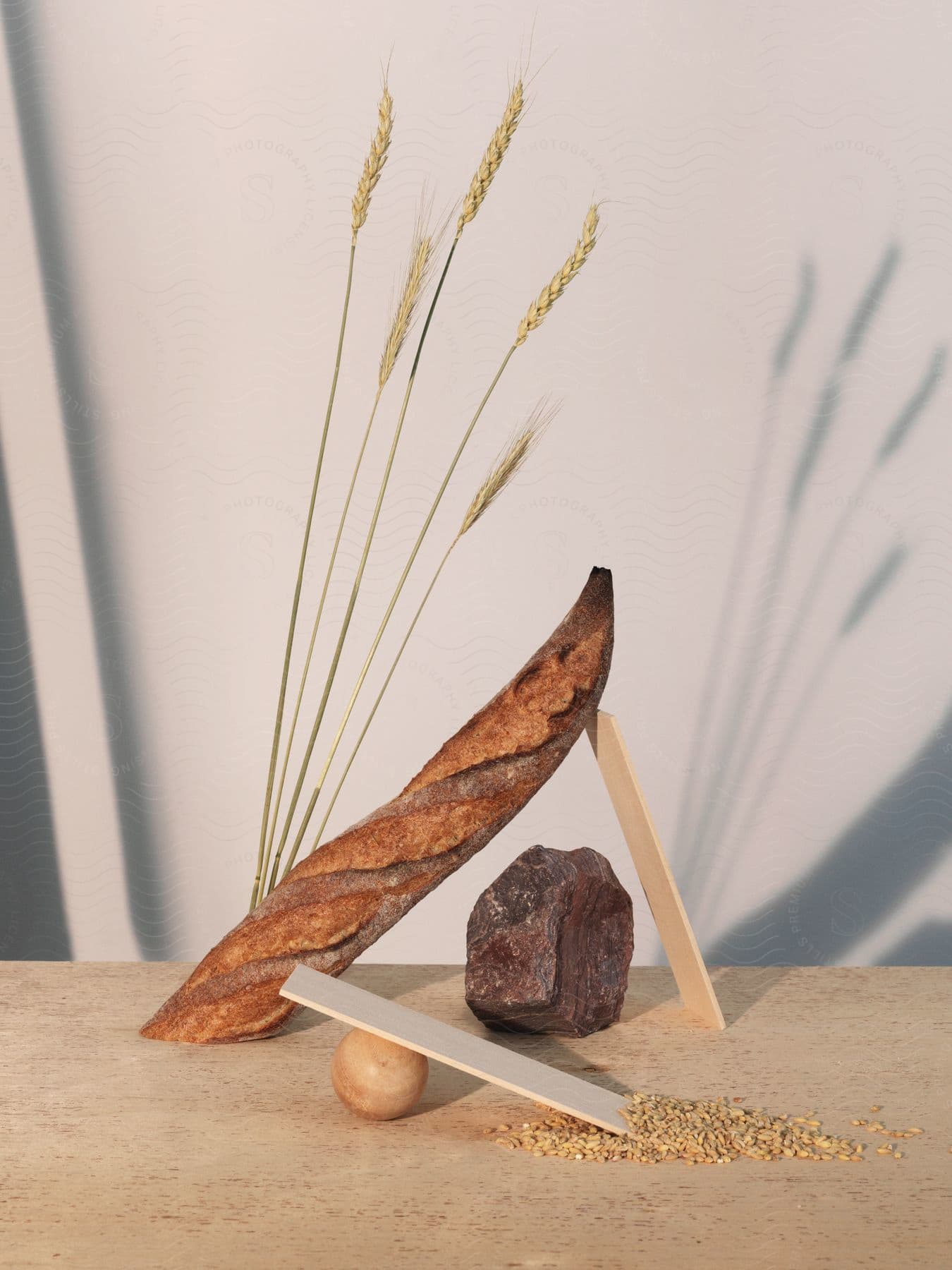 Items Stacked Together Outdoors During The Day