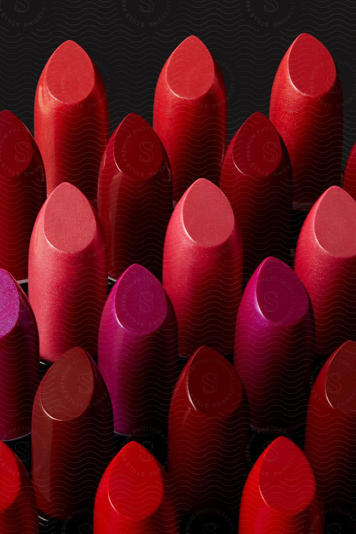 Close Up Of Red Lipsticks