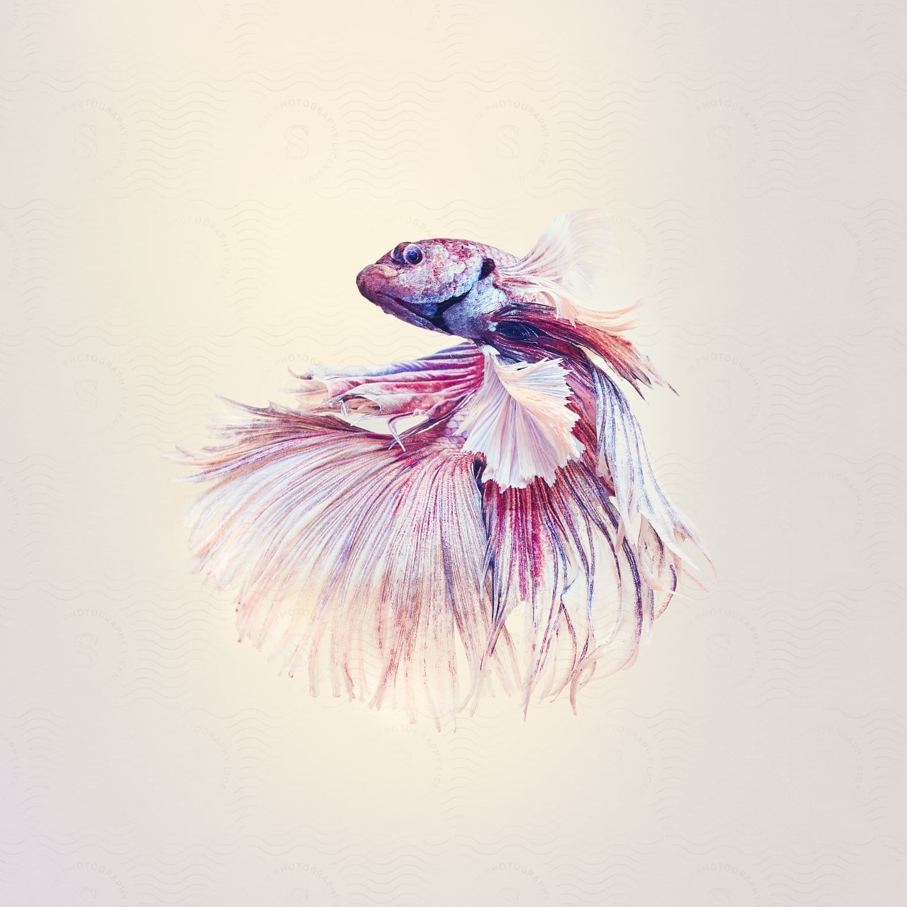 An art design of a fish