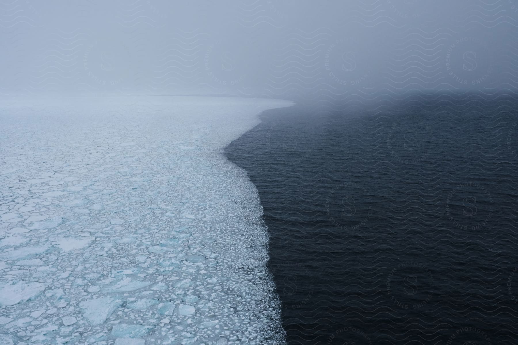 Edge Of The Arctic Ice Pack Near Svalbaard