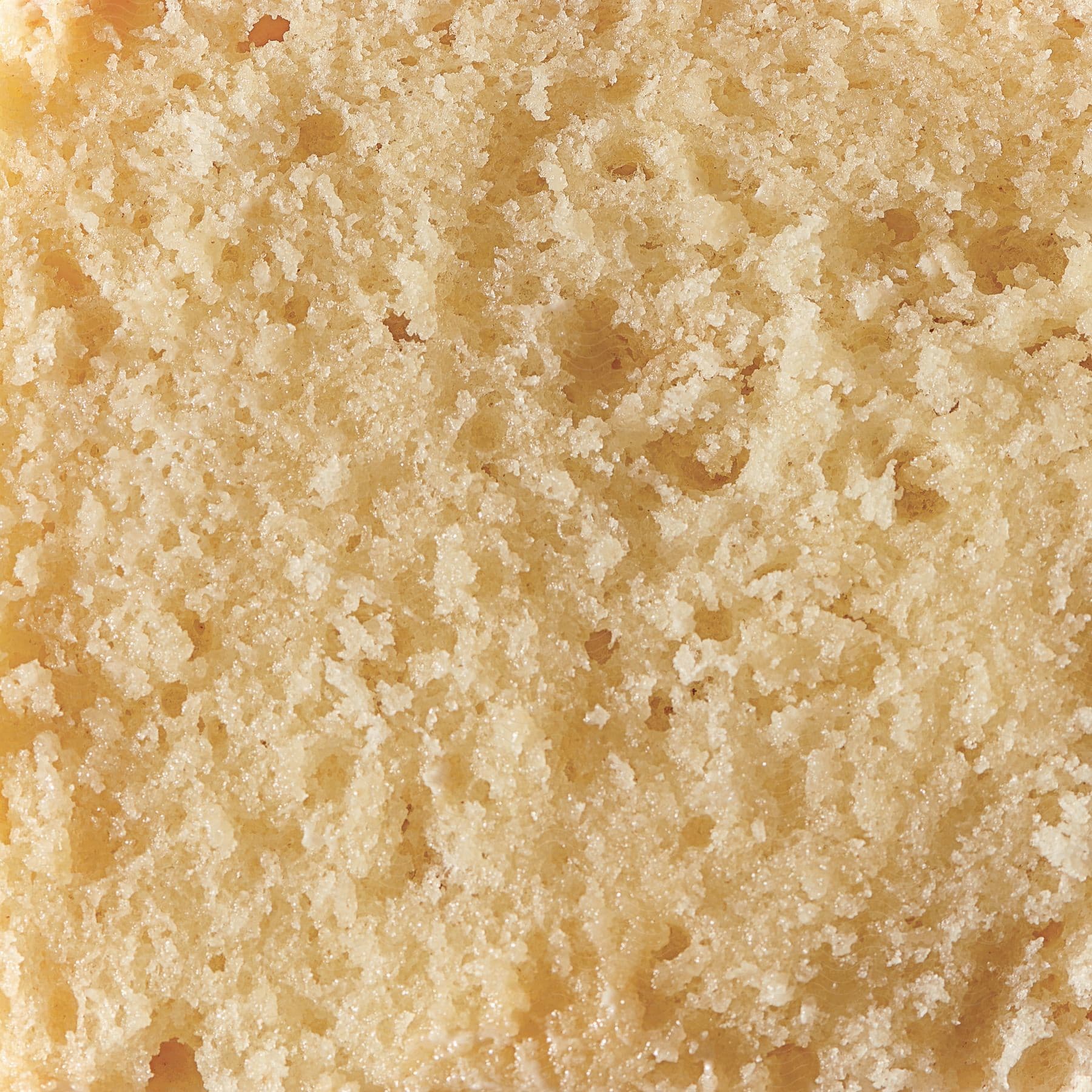 A close up of cornbread