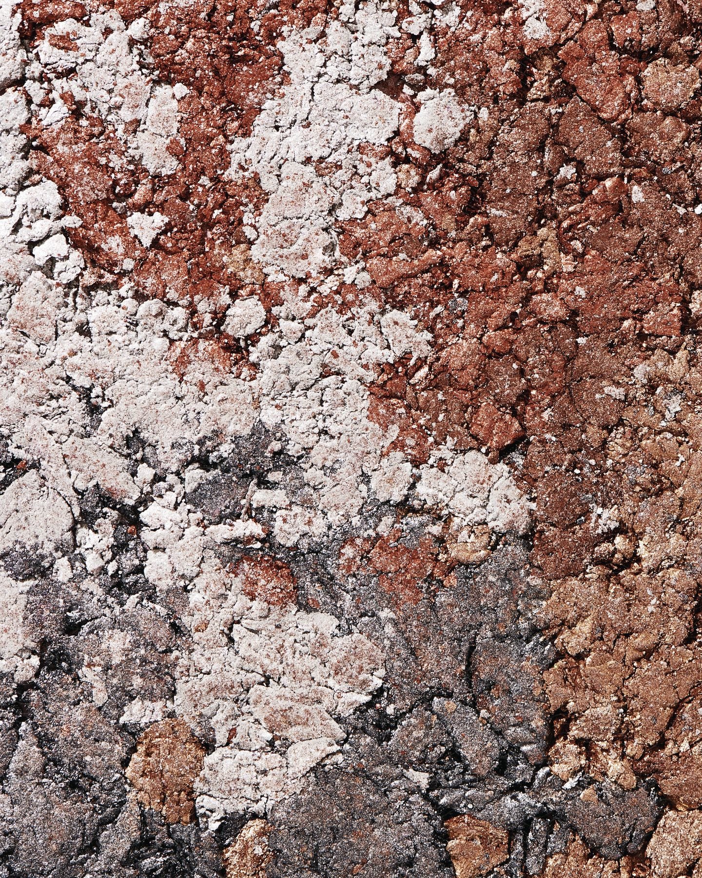 Zoomed in view of soil and stone texture showcasing earthy colors and rugged surfaces