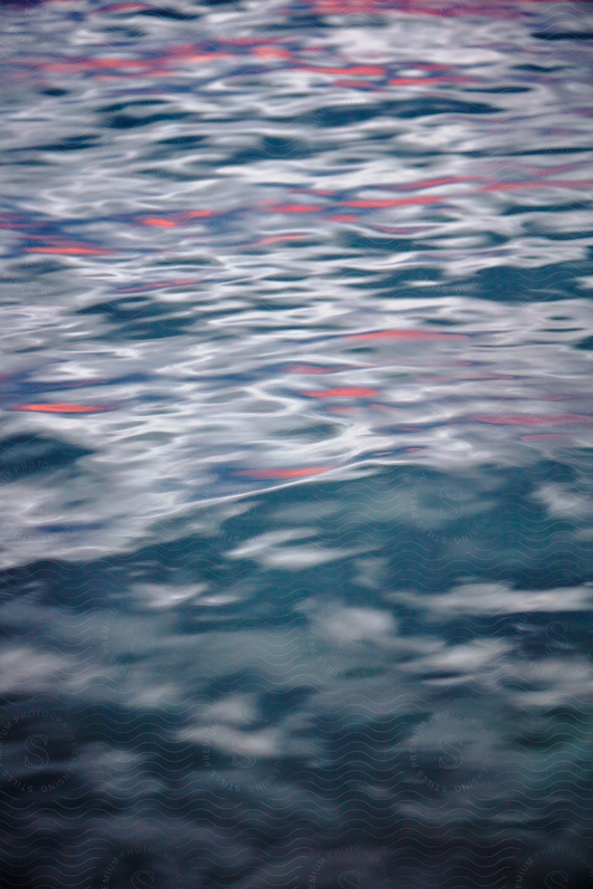 Water ripples in a pool