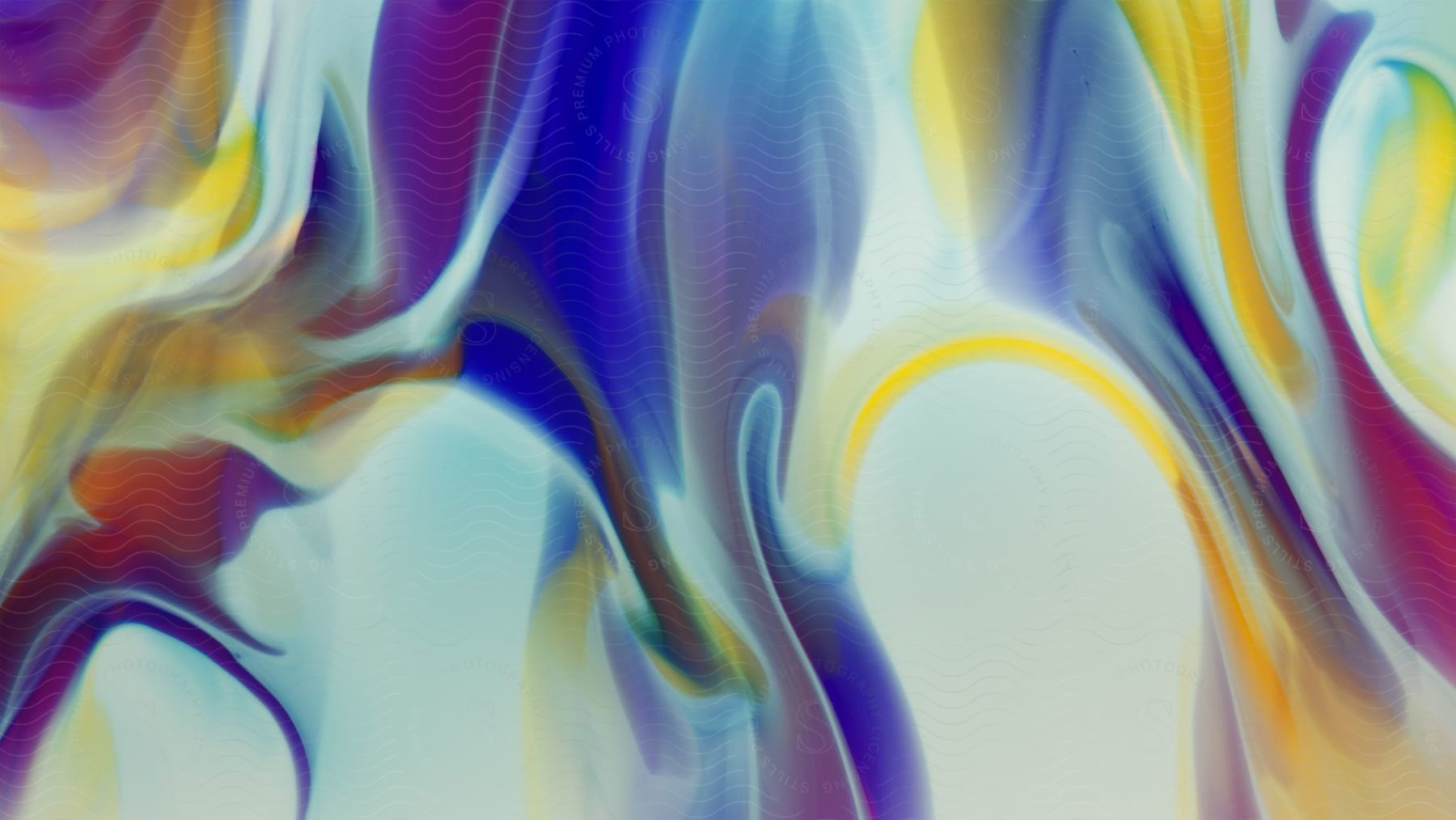 abstract colors blended together on a smooth surface