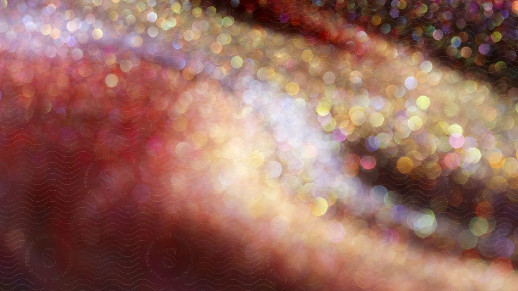 Abstract and blurred art with shiny pigmentation.