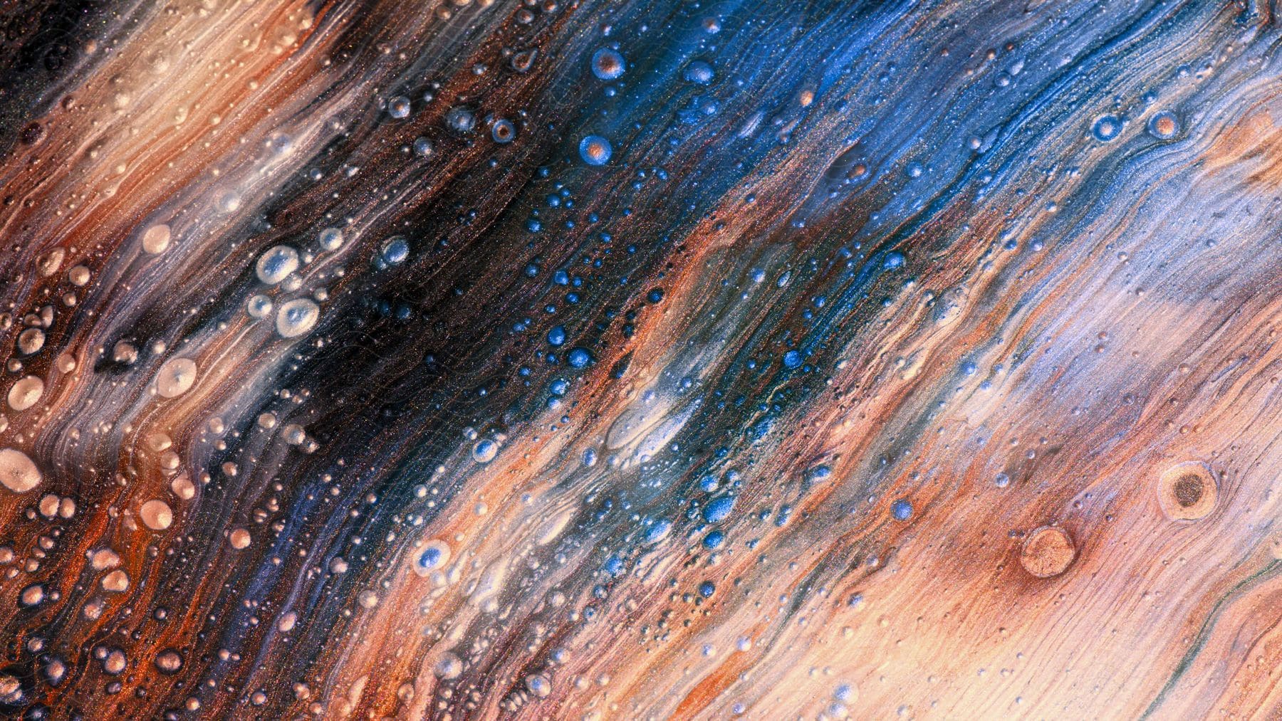 Close up of Fluid Art painting