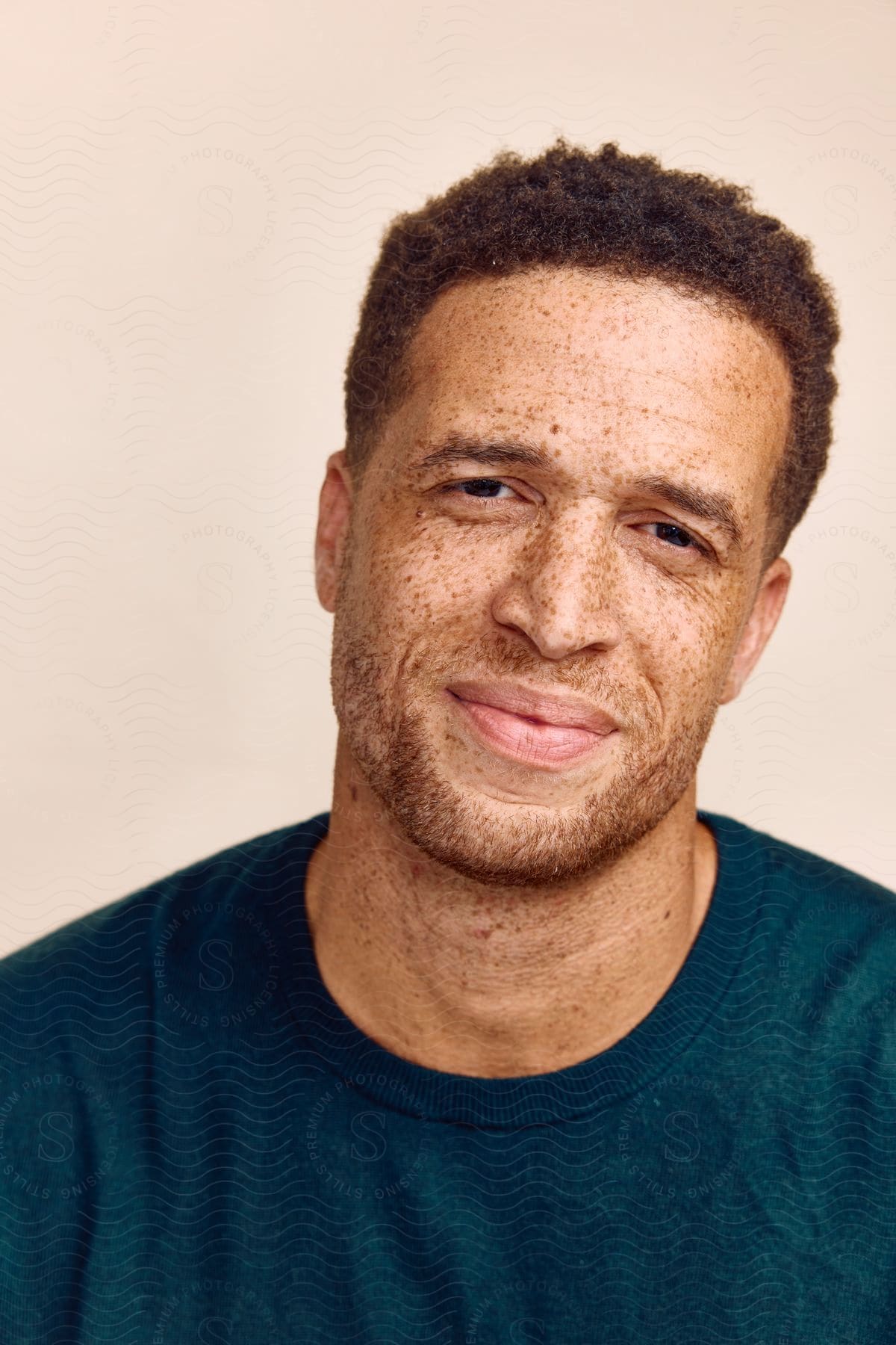 A smiling man with freckles