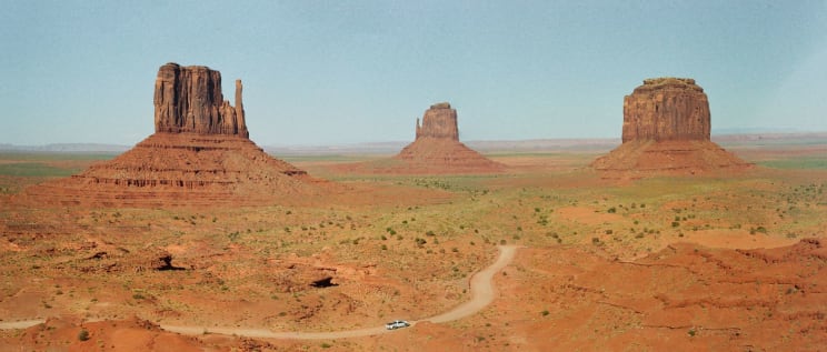 A Landscape Of Monument Valley In Arizona