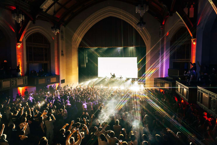 A Rave In An Old Church Sanctuary