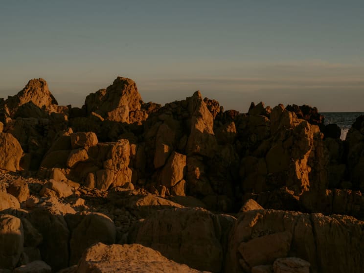 A Clip Of A Rocky Shore
