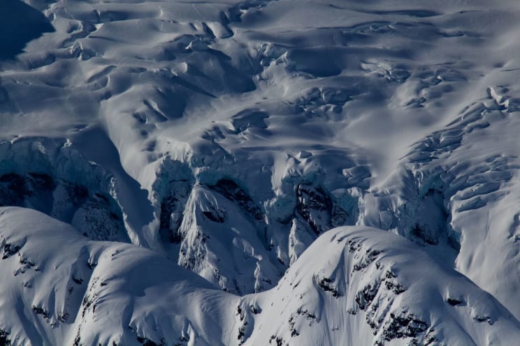 A White, Snowy, Rocky Landscape Of Glory And Power