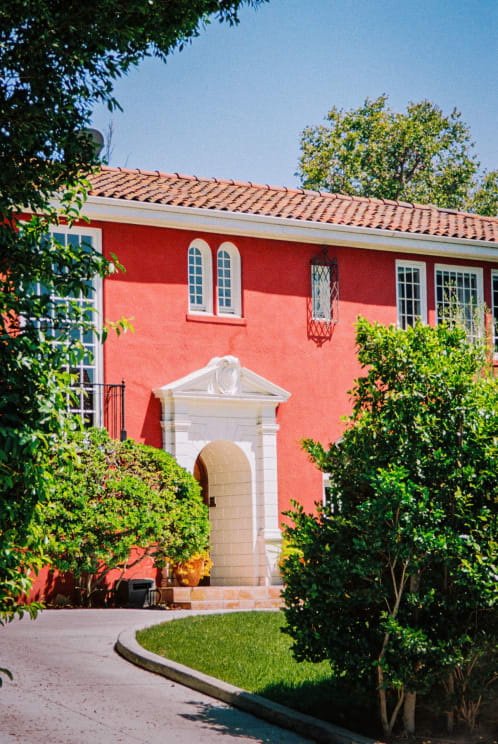A Clip Of A Pink House