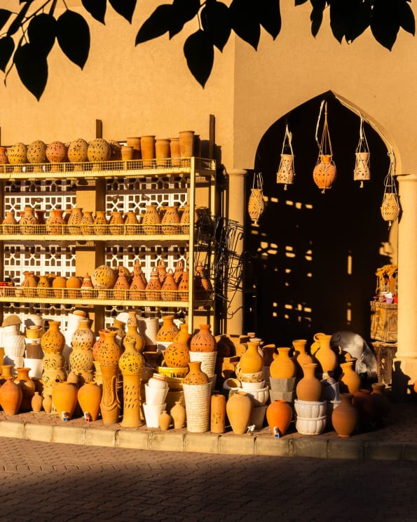 A Middle Eastern Pottery Shop