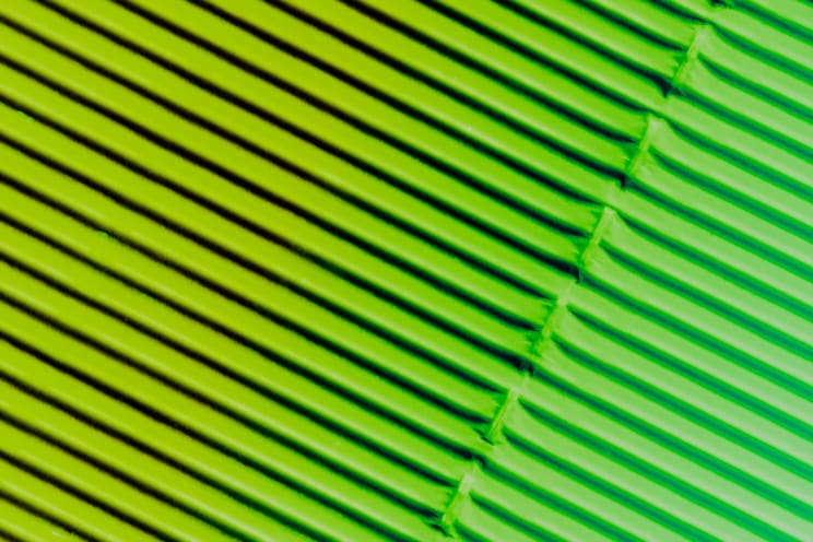 Green Lines Becoming Darker