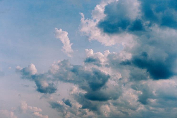 Blue Sky Landscape With Clouds