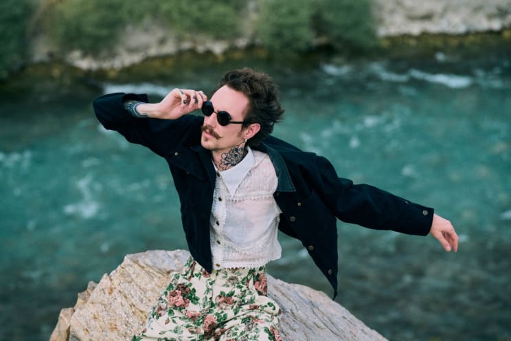 A Portrait Of A Man Outdoors