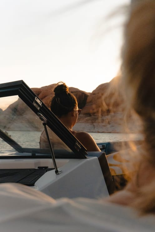 Two Women On A Boat