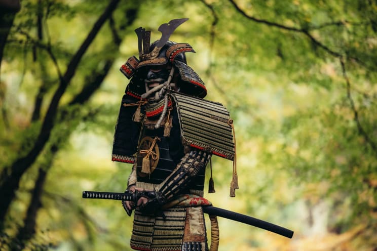 A Person Wearing Some Samurai Gear