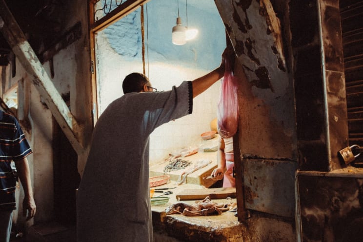 Man In A Traditional Market
