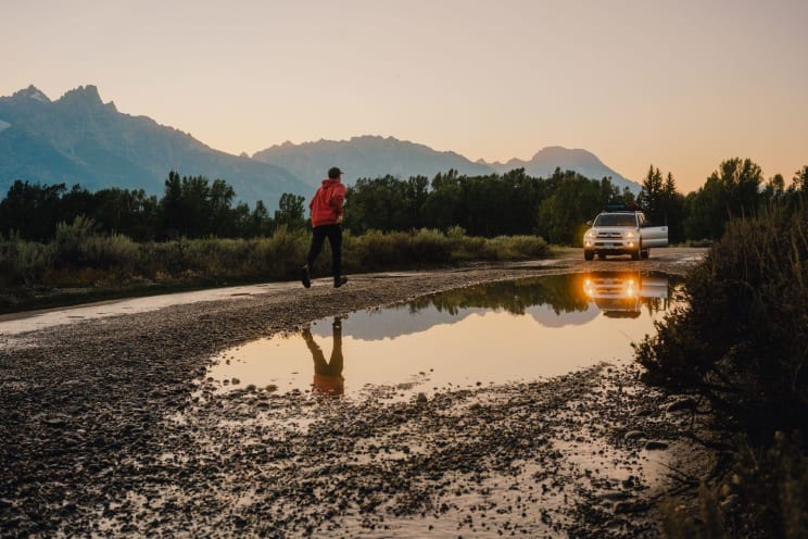 A Person On A Road