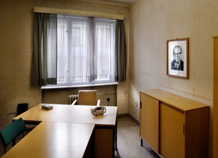 Vintage Wooden Furniture Inside An Old Room In A Building