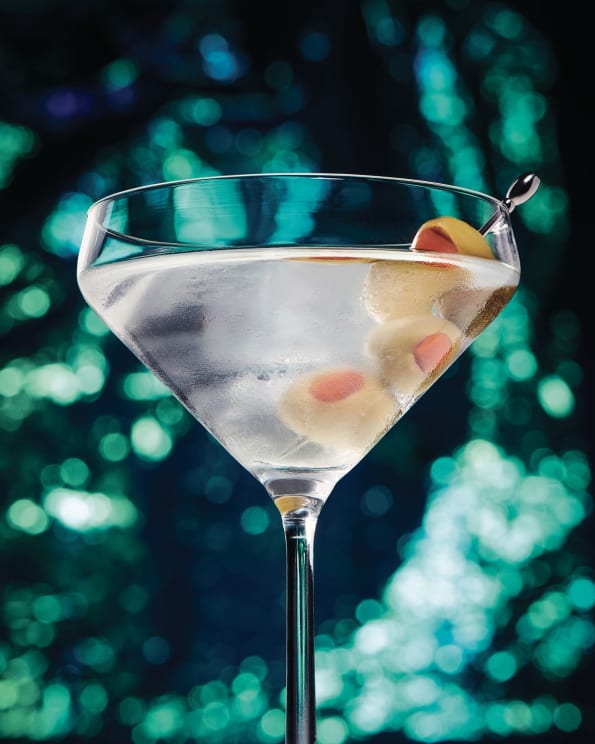 A Glass Cup With A Blurry Background