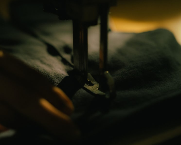 Close-up Of A Sewing Machine
