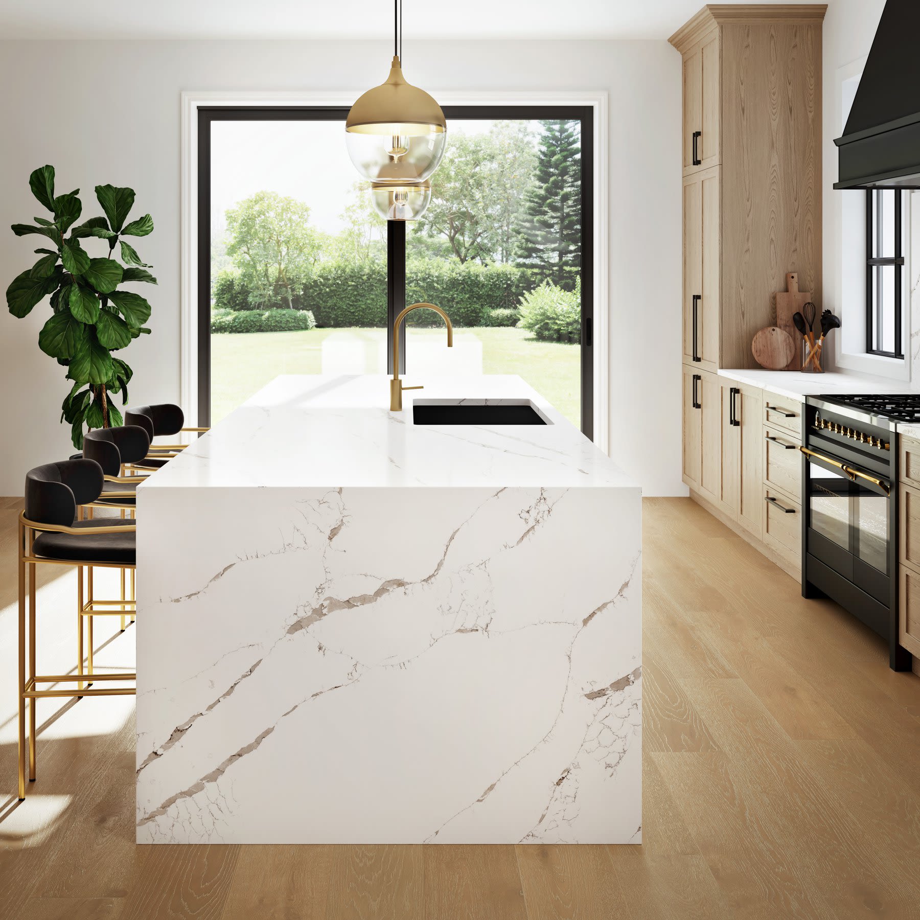 Calacatta Extra Quartz by Hanstone StoneTrash