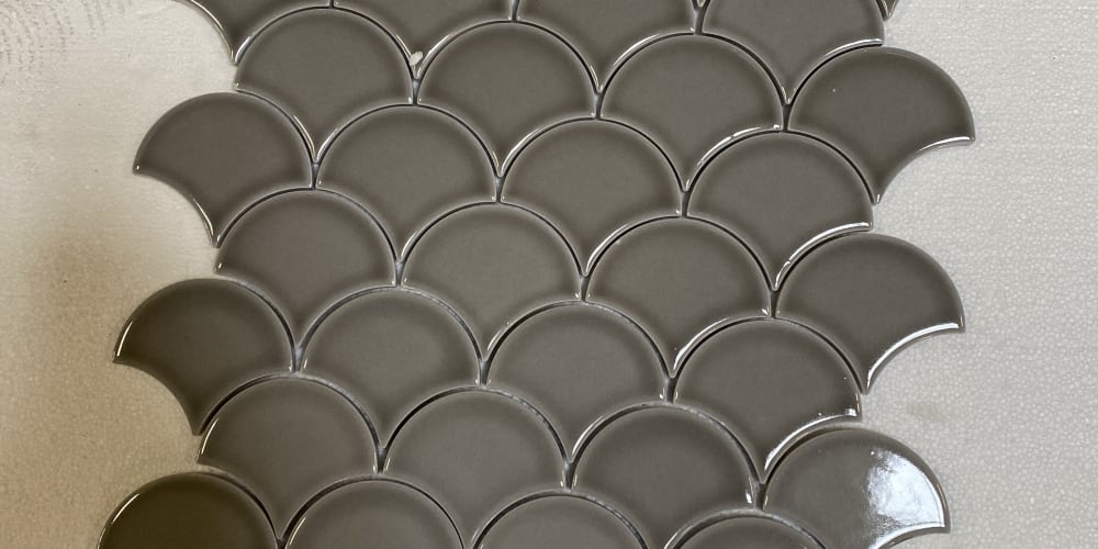 Sublime Gray Glass Tile - StoneTrash