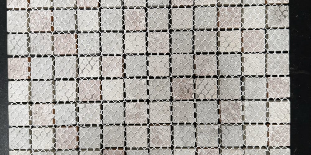1x1 Random Mix Mosaic Glass Tile by Walkon Tile