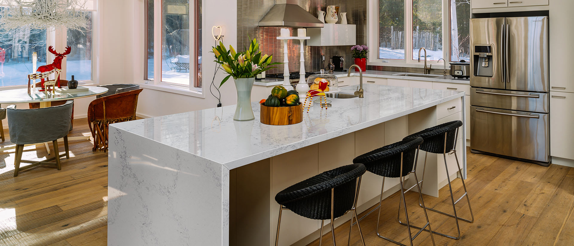 Calacatta Ida Quartz by Q Premium Natural Quartz by MSI StoneTrash