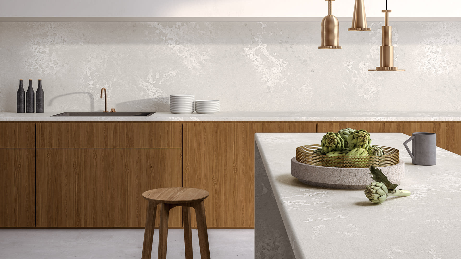 4011 Cloudburst Concrete Quartz by Caesarstone