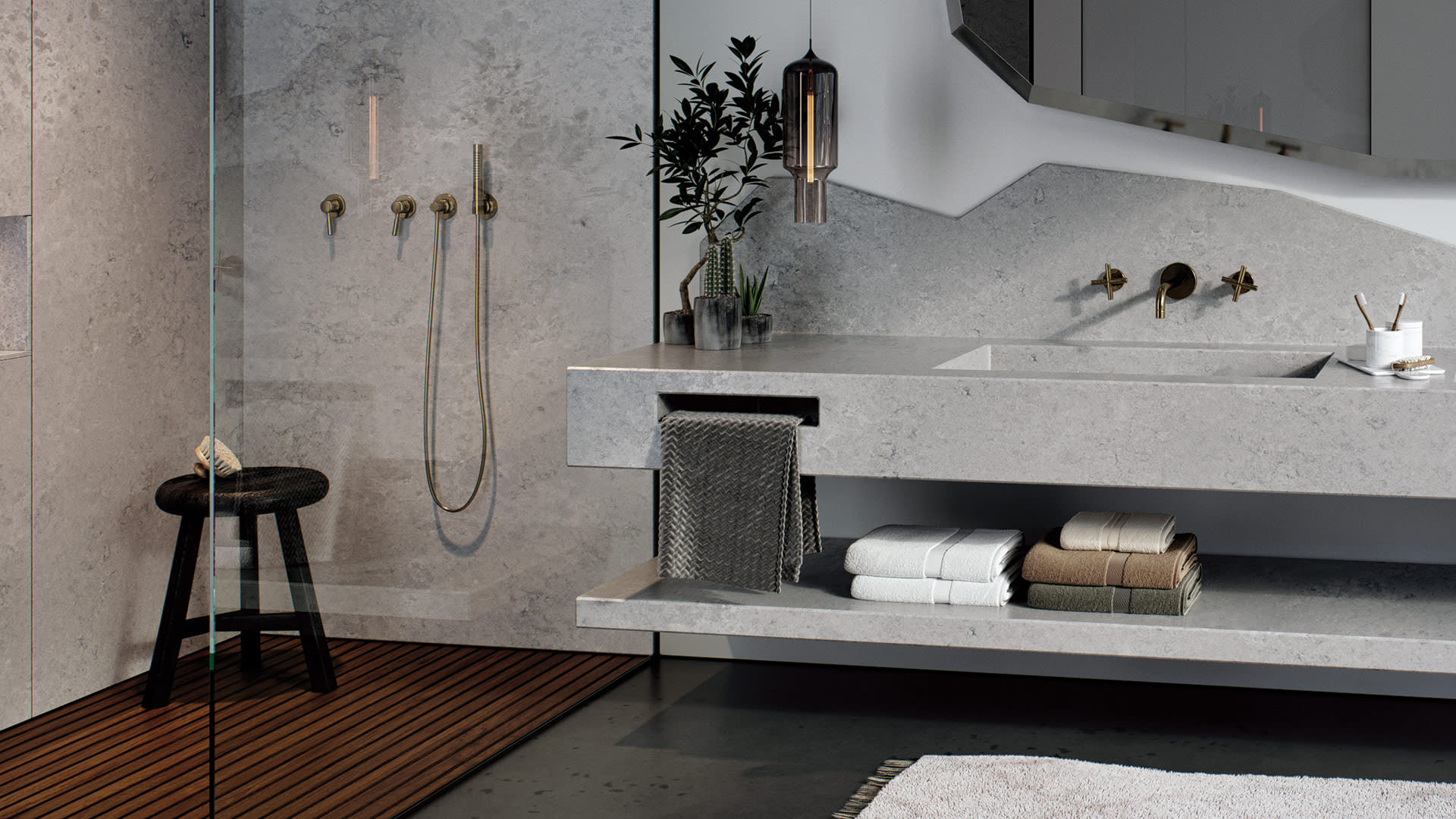 4044 Airy Concrete Quartz by Caesarstone - StoneTrash