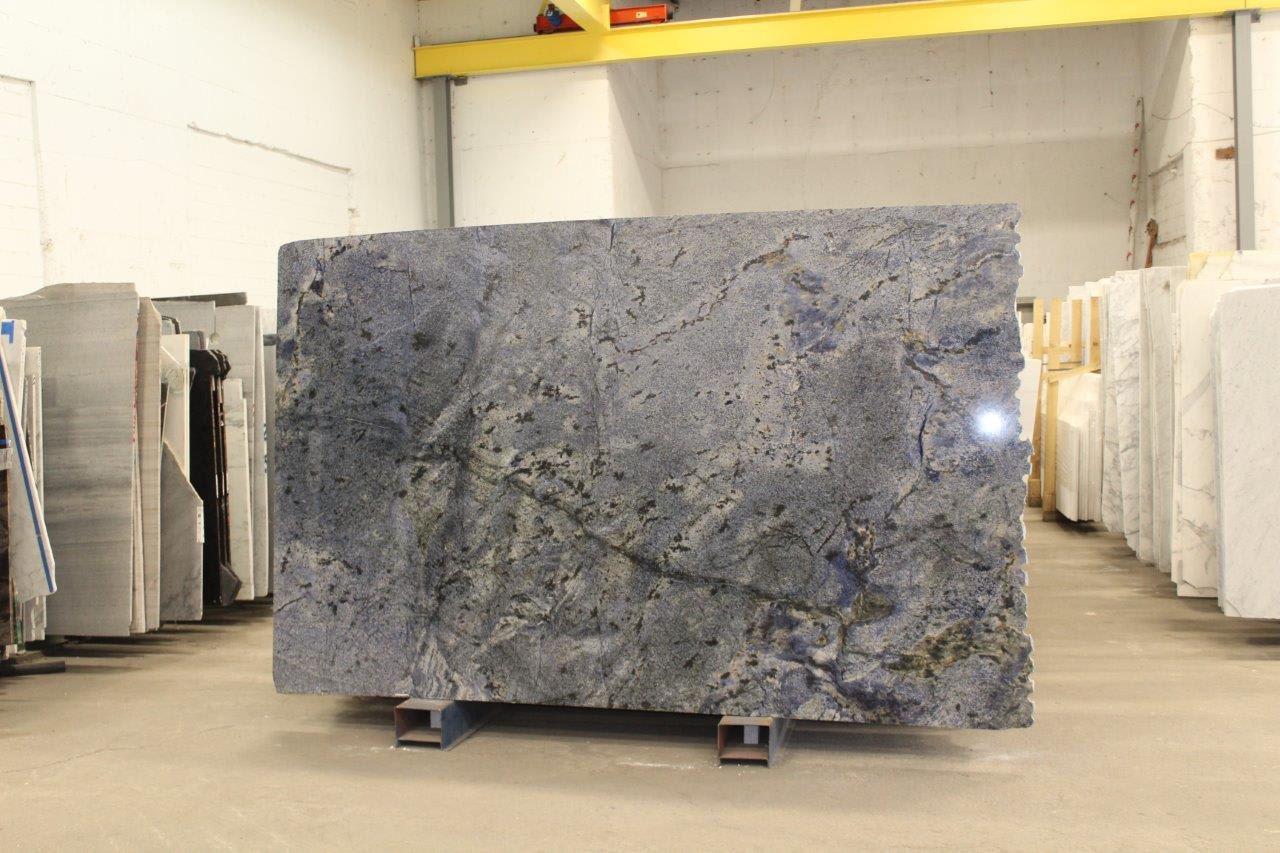 Azul Bahia Granite Slab 3/4 Polished Stone – Artistic Tile