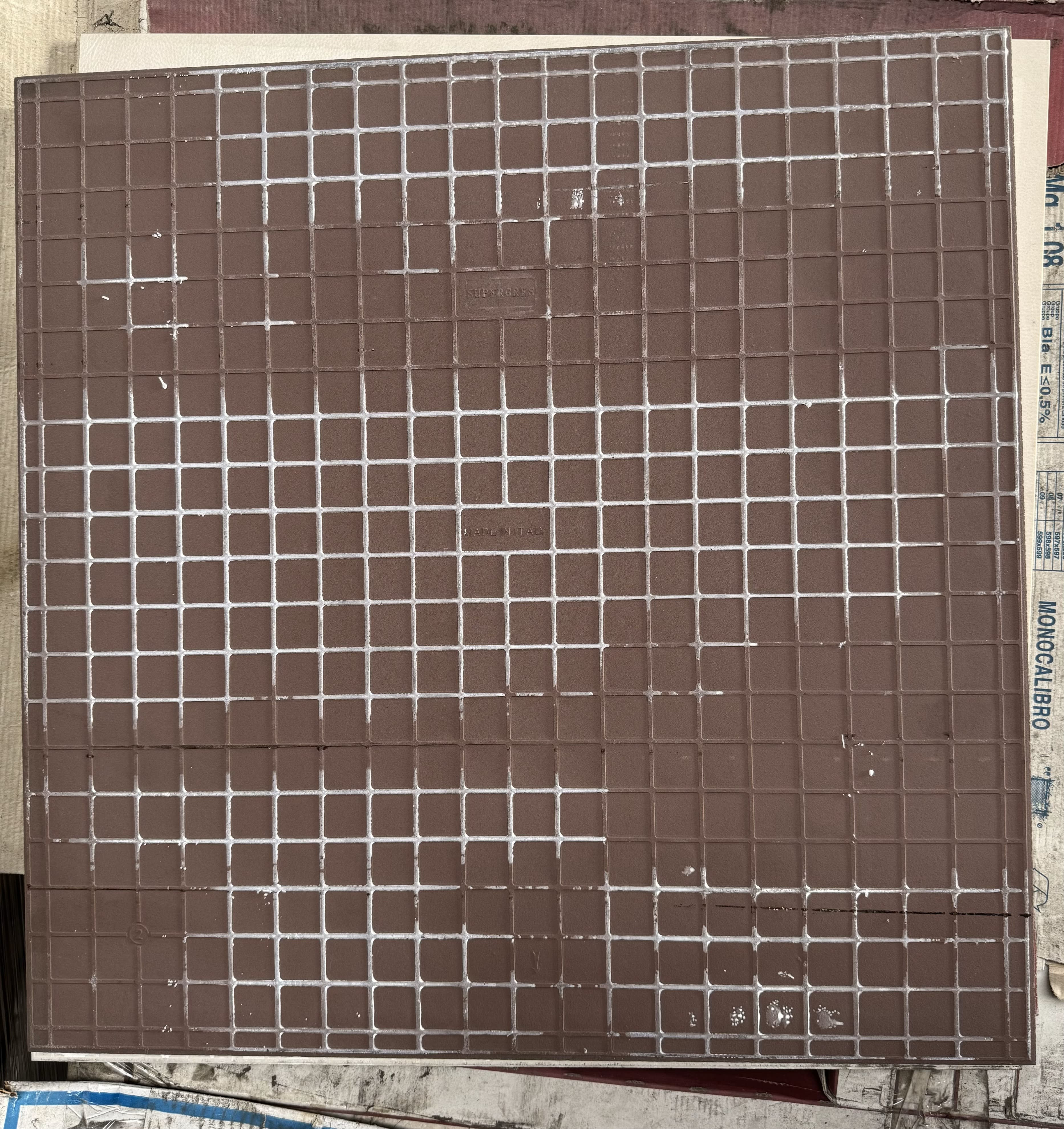 24x24 Marrone FN6001 Porcelain Tile by Walkon Tile - StoneTrash