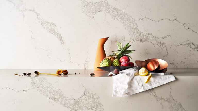 Ceasarstone 5031 Statuario Maximus Quartz by Caesarstone StoneTrash