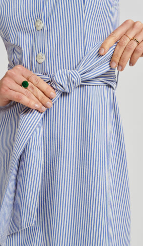 mauvette wrap dress