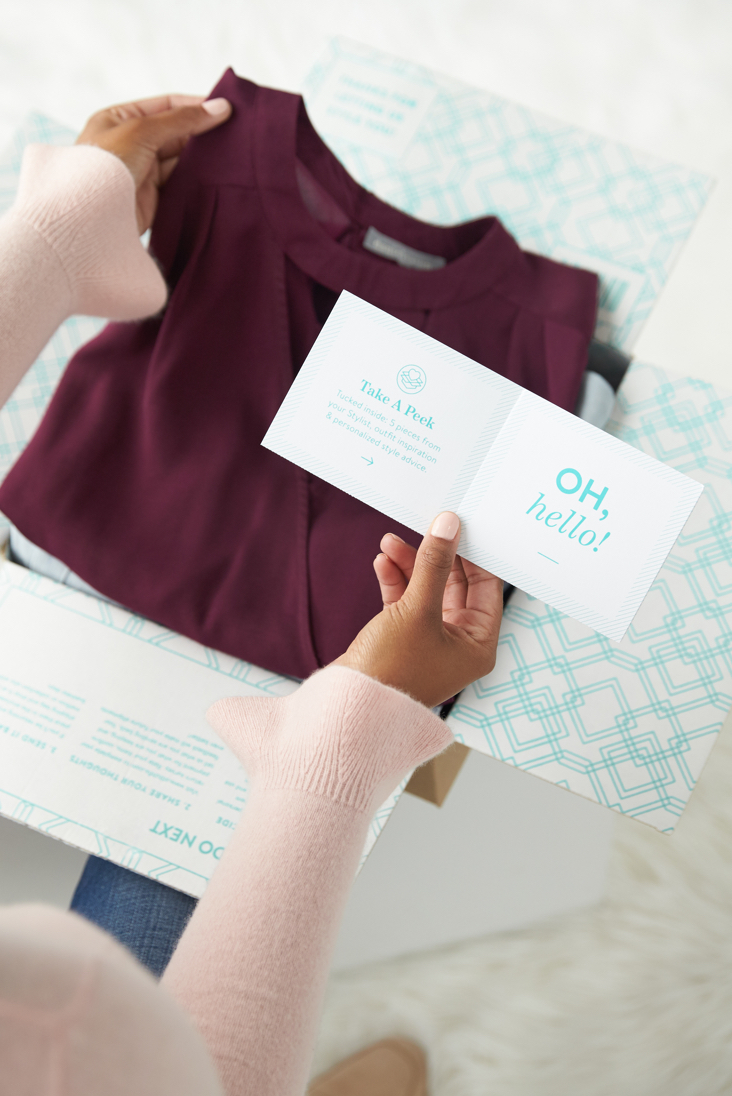 Clothing sample subscription