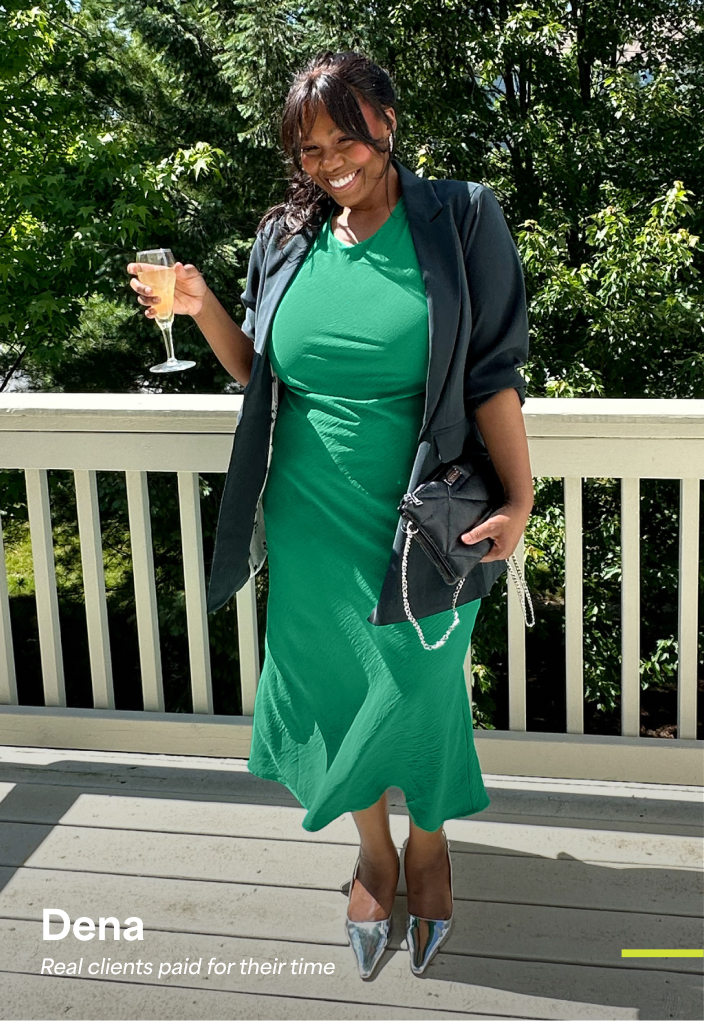 slim fit dress slacks Semi Formal Green V Neck Plus Size Dress – Something She Likes Wholesale main image 1