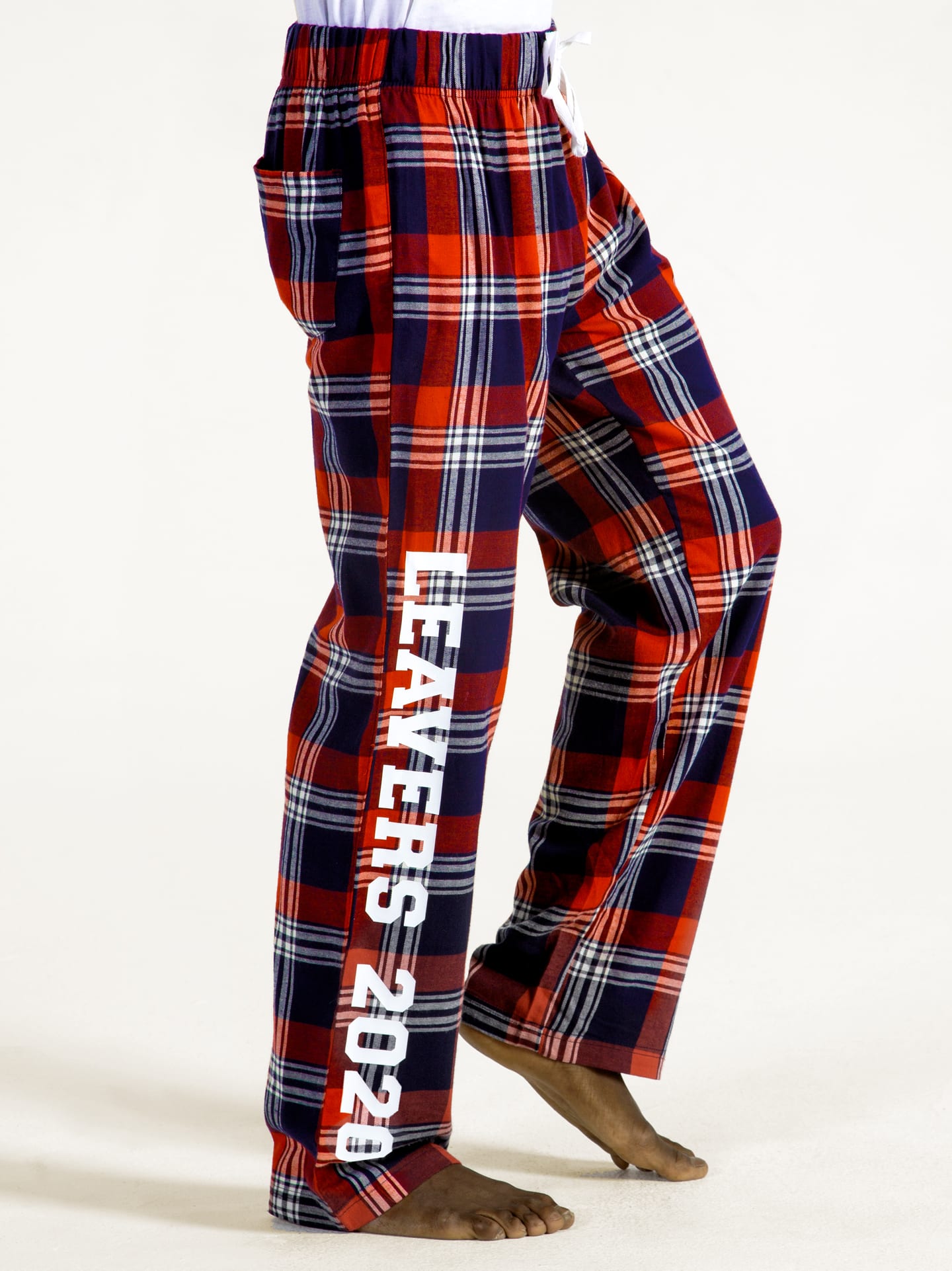 Custom printed embroidered pyjama bottoms students children pjs loungewear
