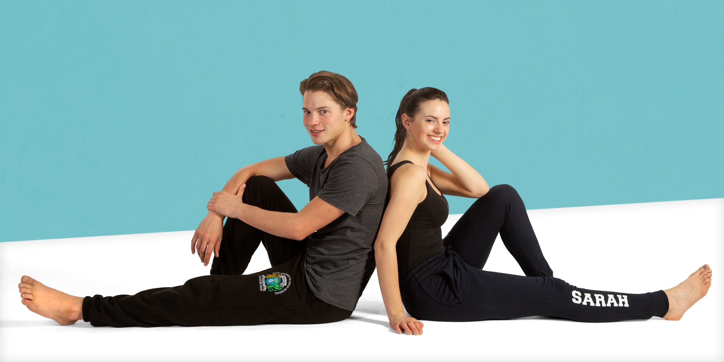 Joggers, sweatpants, trackpants, printed and embroidered